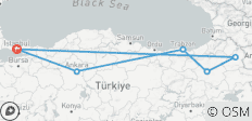 Discover Turkiye By Rail - 6 destinations