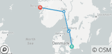 Het beste van Scandinavië, de fjorden en Noorwegen in een notendop – Kopenhagen, Göteborg, Oslo en Bergen via Flam - 9 bestemmingen