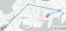 10-tägige Japan-Entdeckungstour mit dem Zug: Osaka, Takayama, Tokio und der Fuji - 6 Destinationen