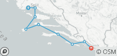 Crucero de ida de Split/Trogir a Dubrovnik, K260, MS Providenca, 2027 - 9 destinos