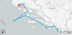 Einwegkreuzfahrt von Dubrovnik nach Split/Trogir, K270, MS Contessa 2027 - 10 Destinationen