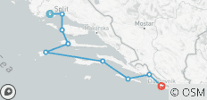Crucero de ida de Split/Trogir a Dubrovnik, K265 - MS San Spirito 2027 - 9 destinos