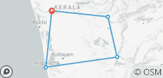5-tägige Reise nach Kerala, Indien: Natur, Kultur und das Leben vor Ort sowie eine Hausbootfahrt (Auswahl an 3-, 4- und 5-Sterne-Hotels) - 5 Destinationen