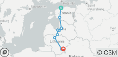 Baltic Capitals and Medieval Treasures Tour - 7 days - 10 destinations