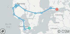 Scandinavische fjorden en Finse landschappen – 10 dagen - 18 bestemmingen
