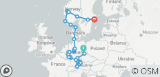 Eine bezaubernde Reise von Deutschland nach Skandinavien – 14 Tage - 36 Destinationen