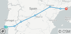 Discover Iberia Lisbon to Barcelona Adventure - 7 days - 11 destinations