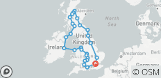 Entdecken Sie die Britischen Inseln: Städte, Burgen, Kathedralen – 9 Tage - 27 Destinationen