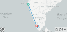 Circuit à Mumbai, Goa et au Kerala, hébergement compris - 9 destinations