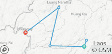 Découvrez le nord du Laos en train express : Luang Prabang, Namkat Yolapa, Luang Namtha et les villages ethniques - 7 destinations
