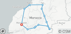 Au départ de Marrakech : circuit privé de 5 jours au Maroc passant par le désert de Merzouga et Fès - 15 destinations