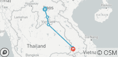 Découvrez le Laos du nord au sud : Luang Prabang, Vang Vieng, Vientiane, le plateau de Bolaven et les 4 000 îles - 7 destinations