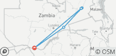 8-tägige Safari in Sambia und Tour zu den Victoriafällen – Tierwelt und Wildnis - 7 Destinationen