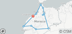 Le Maroc hors des sentiers battus : circuit de 15 jours à la découverte des villes impériales, du Sahara et de la côte atlantique - 12 destinations