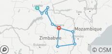 15-DAY Zambia & Zimbabwe Grand Safari From the Lower Zambezi & Mana Pools Wilderness to Great Zimbabwe, Gonarezhou & the Eastern Highlands - 10 destinations