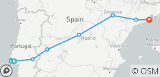 Lisbonne, Madrid et Barcelone (11 destinations)