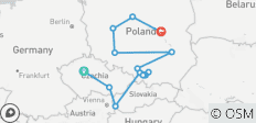 Les incontournables de la République tchèque et de la Pologne, avec une arrivée à Varsovie (14 destinations) - 14 destinations