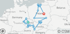 Les joyaux de la République tchèque et la Pologne dans son intégralité (32 destinations) - 32 destinations