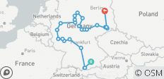 Van Beieren naar Berlijn (24 bestemmingen) - 24 bestemmingen