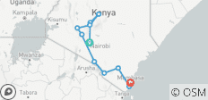 19 Days Kenya Bush to Beach Honeymoon - 11 destinations