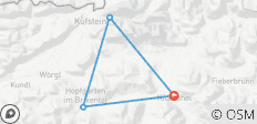 Expérience de vélo (de course) en autonomie et à petit budget au Tyrol - 4 destinations