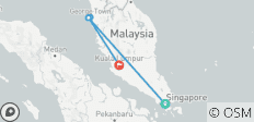 Explora el sudeste asiático: la moderna Singapur, la tropical Penang y la impresionante Kuala Lumpur - 10 destinos