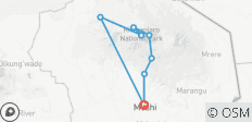 Ascension du Kilimandjaro avec une équipe de femmes via le circuit nord - 8 destinations