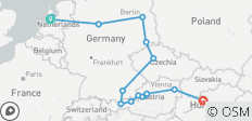 D\'Amsterdam à Budapest GO (en passant par Sankt Wolfgang im Salzkammergut) - 18 destinations
