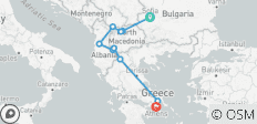 9 días: de los tesoros de los Balcanes a las maravillas de Grecia: una aventura inolvidable por 7 ciudades - 10 destinos