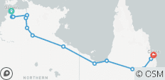 Circuit de 10 jours de Darwin à Cairns, Savannah Way - 14 destinations