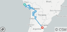 Van Lima naar Buenos Aires – woestijnen & dansen