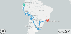 Le grand voyage en Amérique du Sud : Aventure de Quito à Rio