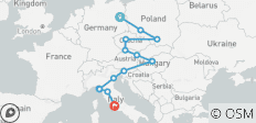  Berlin to Rome - 14 destinations 