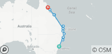Het mooiste van de kust – Van Sydney naar Cairns - 17 bestemmingen