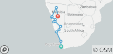 Cape and Namibia Adventure - 14 destinations