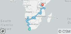 Cape Town to the Serengeti: Deserts & Wilderness - 49 destinations