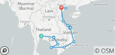 Van Cambodja naar Vietnam – Nachtmarkten & noedels - 17 bestemmingen
