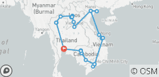 Southeast Asia Encompassed - 36 destinations