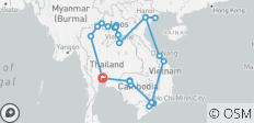 Southeast Asia Encompassed - 34 destinations