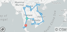 Asie du Sud-Est - Excursions en bateau et peuples des montagnes - 30 destinations