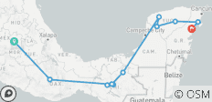 México real (from Ciudad de México to Tulum) - 12 destinos