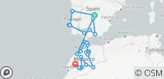 Les merveilles de l\'Espagne, du Portugal et du Maroc - 32 destinations
