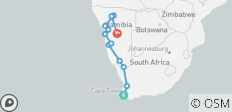Du Cap à la Namibie - 14 destinations