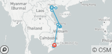 Splendors of Vietnam: From Hanoi to Ho Chi Minh City 15-Day - 19 destinations
