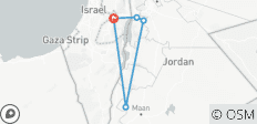 Circuito de 2 días a Petra y Madaba desde Jerusalén - 5 destinos