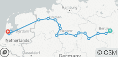 De Berlin à Amsterdam (croisière de port à port) - 17 destinations