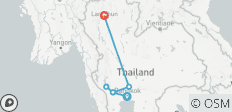 Aventure dans le nord de la Thaïlande - 8 destinations