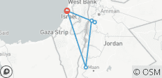 Excursión de 2 días a Petra y Madaba desde Tel Aviv - 5 destinos