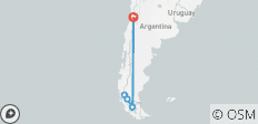  Chilean Patagonia - Torres del Paine National Park - \'W\' Route - 7 destinations 