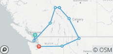 Canadese Rockies en Pacifische kust (Klassiek) - 10 bestemmingen